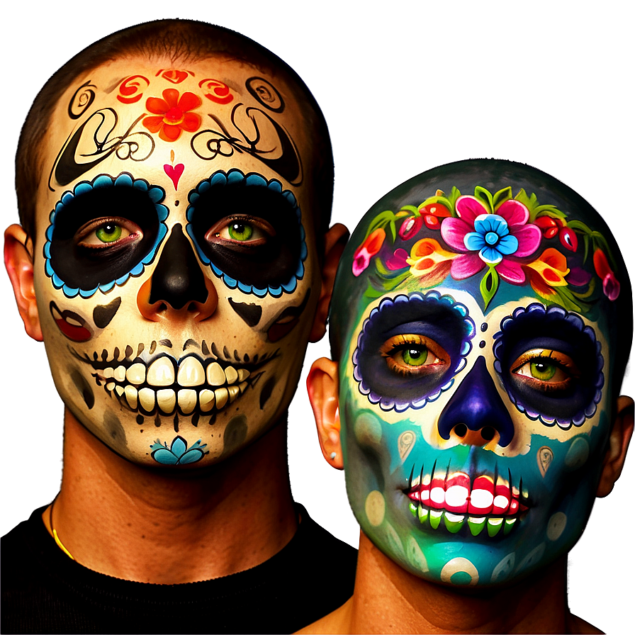 Dia De Los Muertos Traditional Tattoos Png 72 PNG