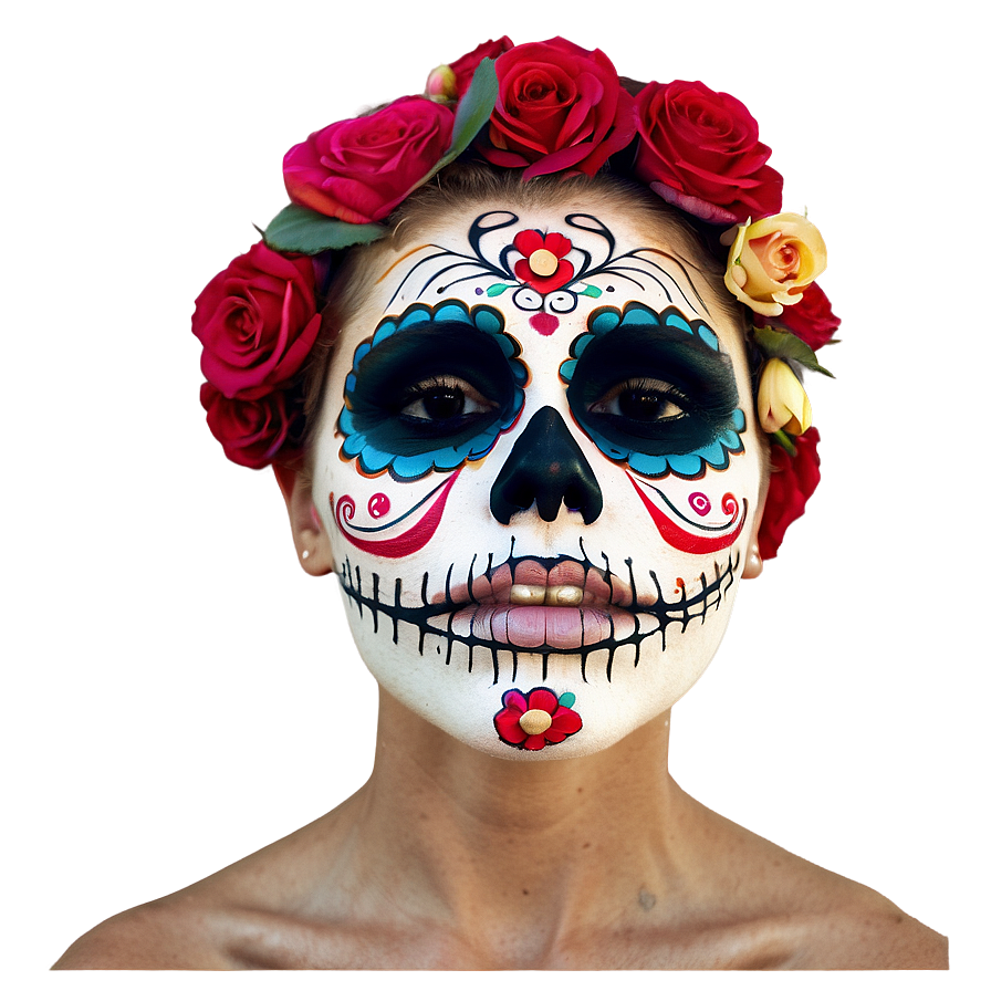 Dia De Los Muertos Traditional Tattoos Png Fmo56 PNG