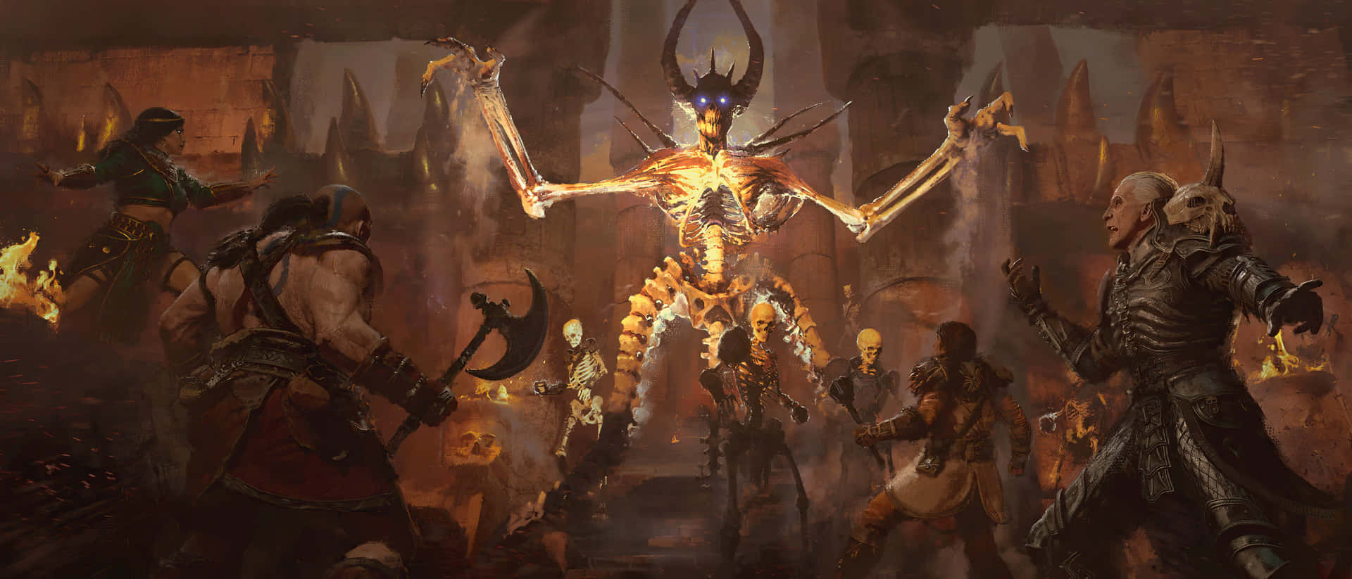Låsupp Legendariska Skatter Med Denna Förbättrade Återutgåvan Av Diablo 2 Och Visa Upp Det Som Din Nya Bakgrundsbild På Datorn Eller Mobilen. Wallpaper