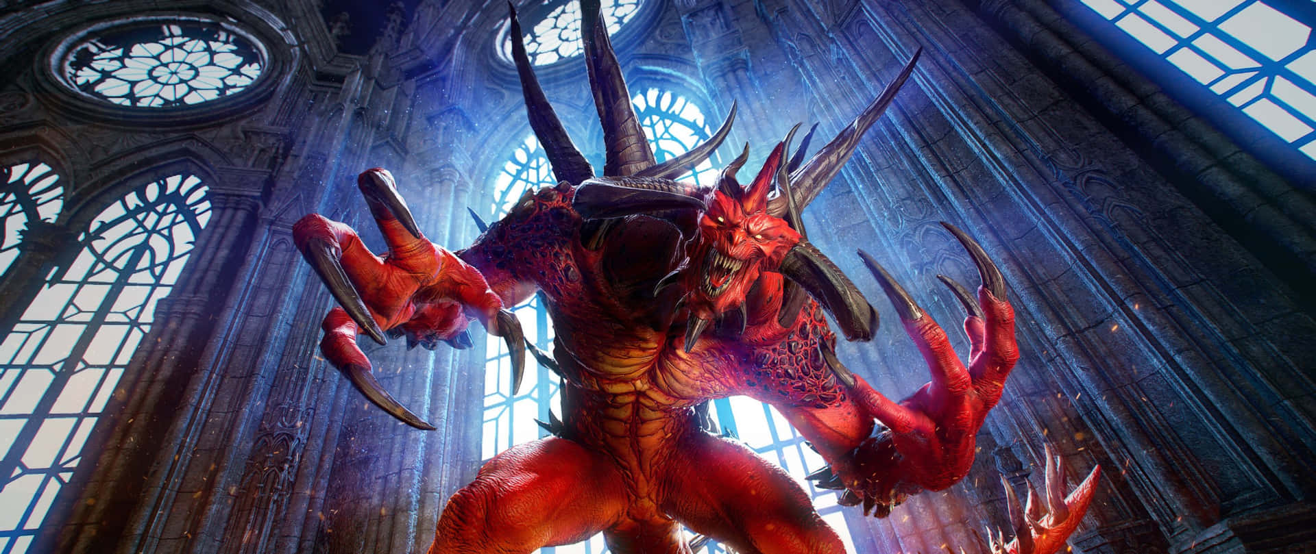 "Demonic forces are awakening in the world of Sanctuary in Diablo 2 Resurrected" Wallpaper