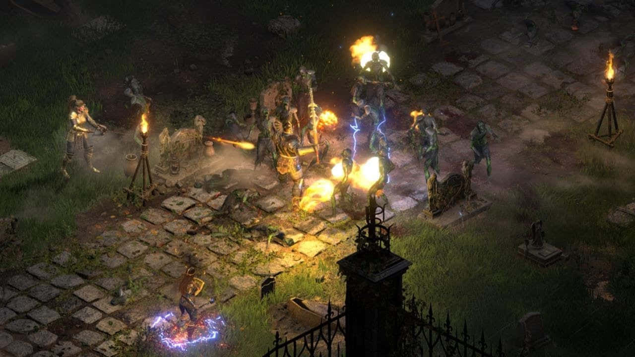 “Band together and fight the evils of hell in Diablo 2 Resurrected!” Wallpaper