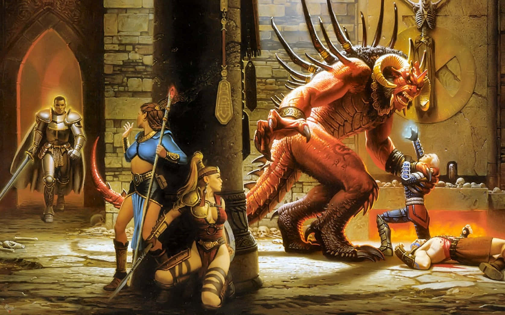 Rise into the Torment: Prepare for Diablo 2 Resurrected Wallpaper