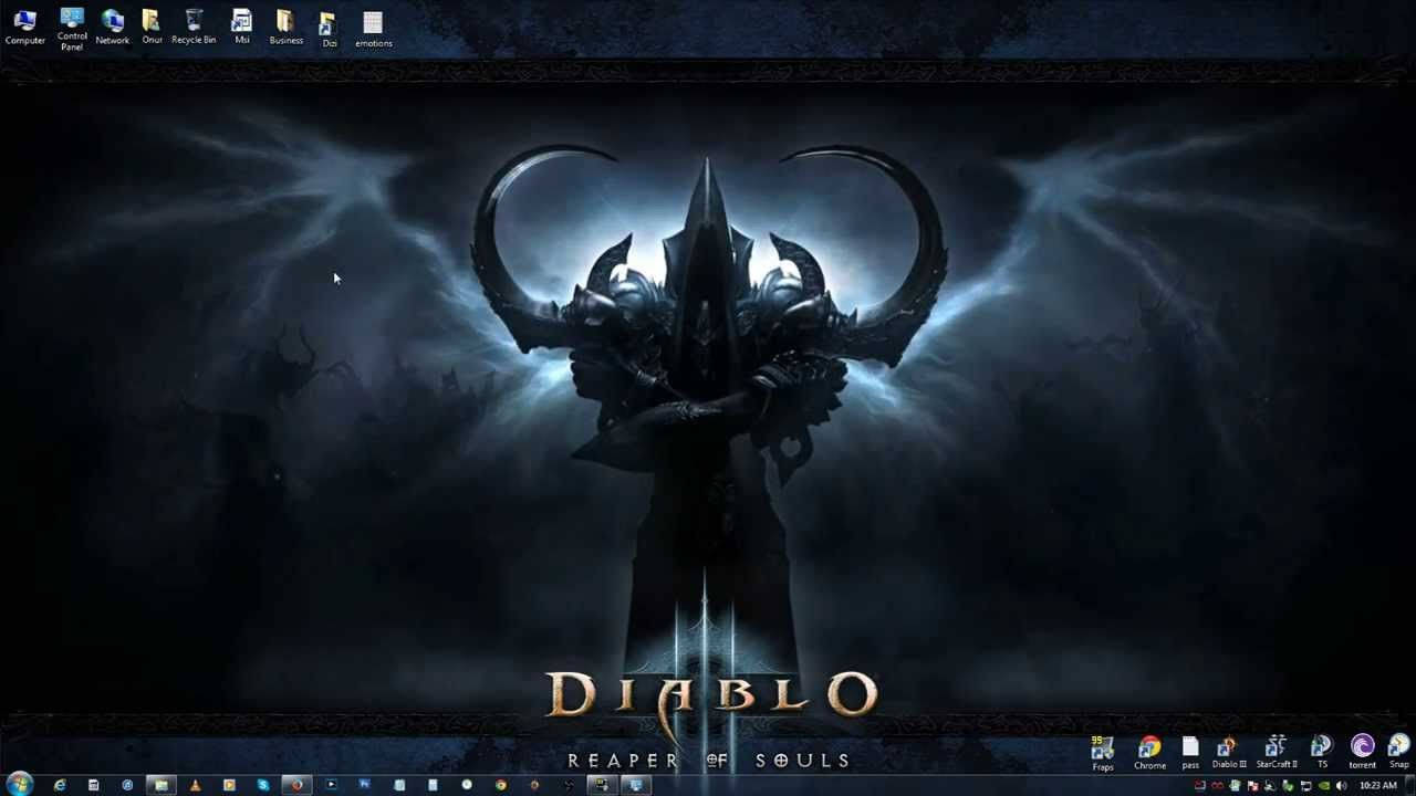 Diablo 3 Maltheal Shotel Weapon Wallpaper