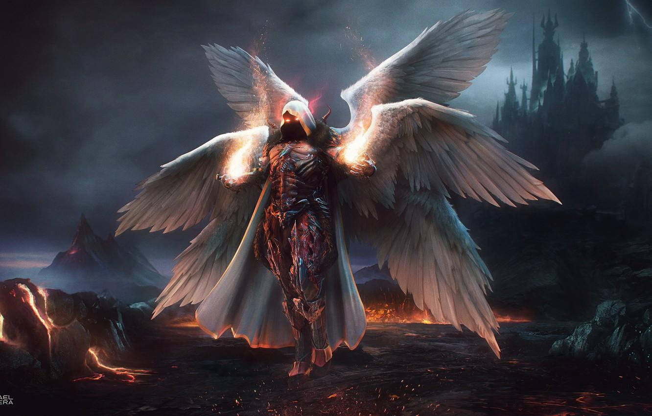 Diablo 4 Archangel In Lava Wallpaper