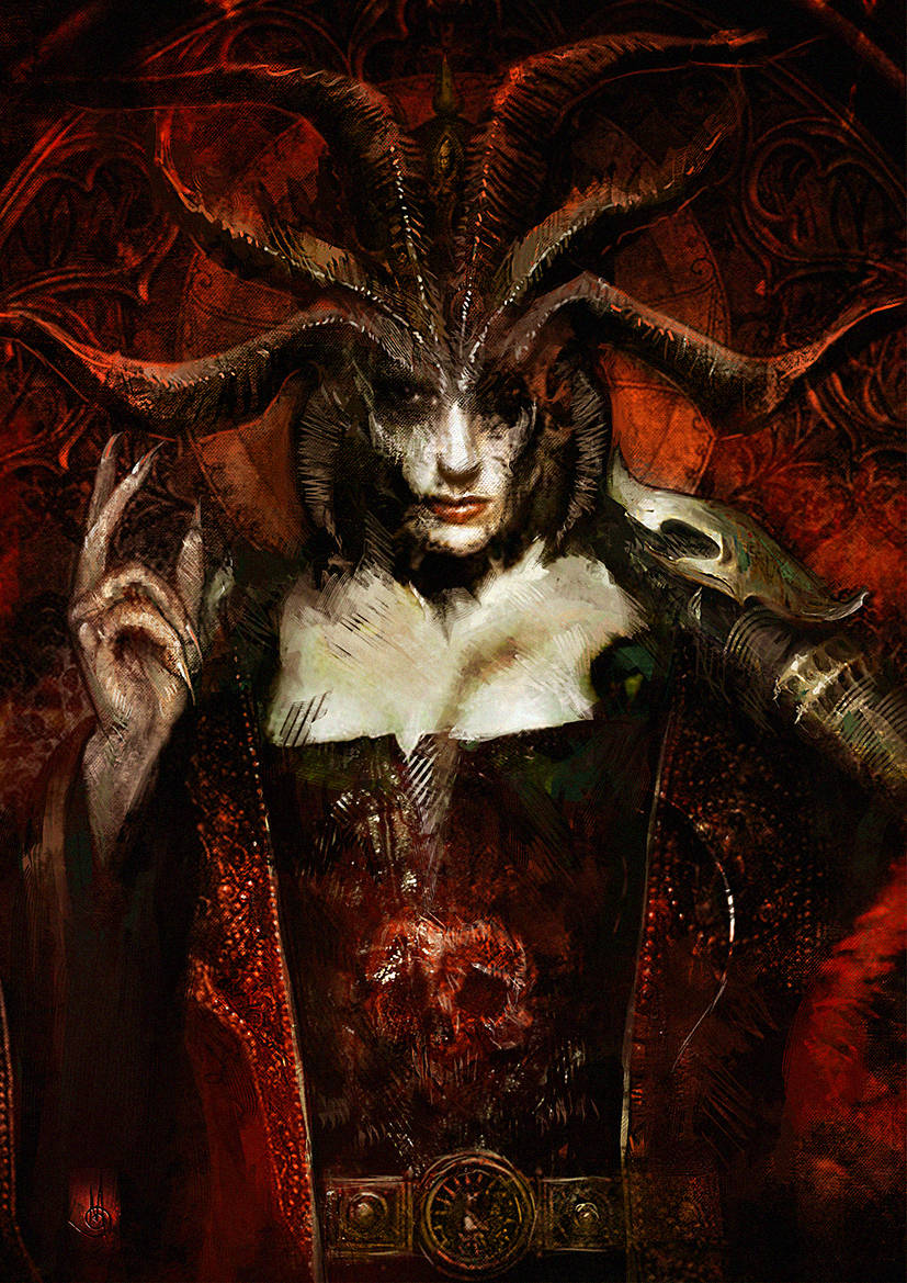 Diablo 4 Red Lilith Wallpaper