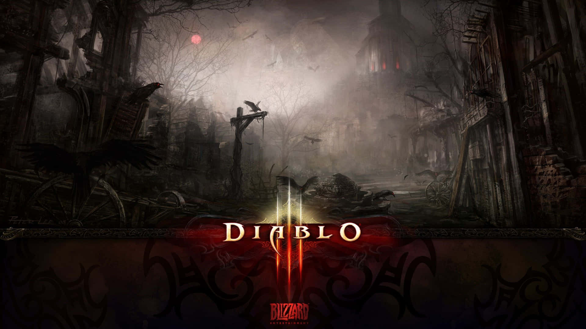 "Welcome to the dark world of Diablo 4K" Wallpaper