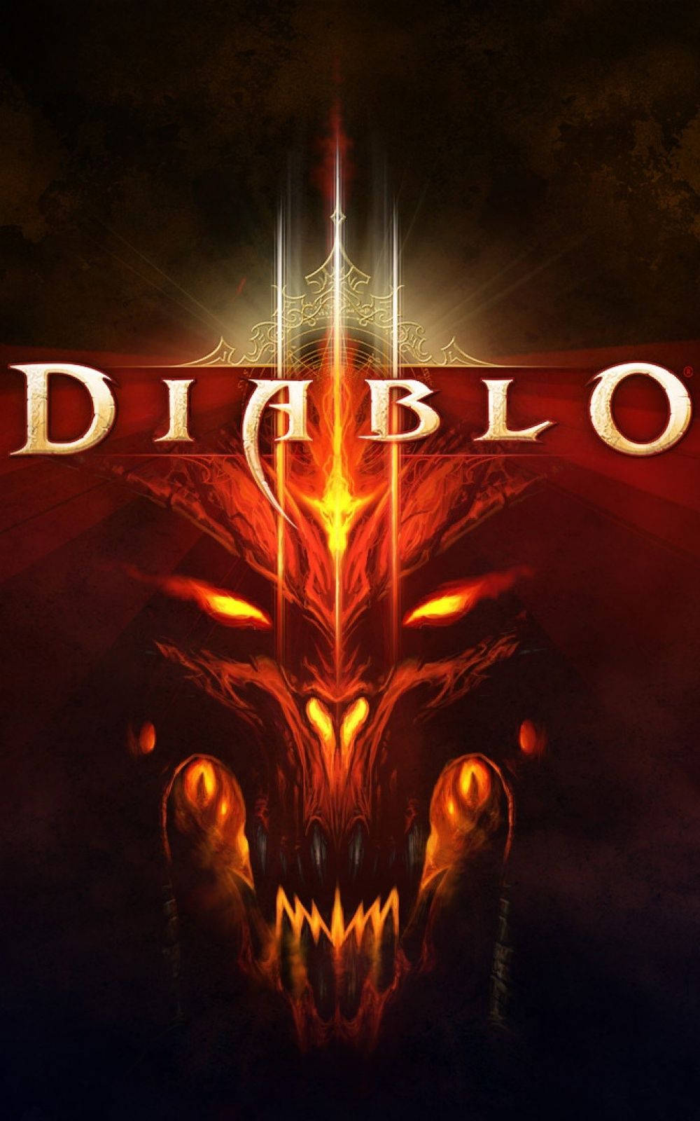 Diablo III Android Gaming Tapet: Et smukt Diablo III tema tapet, der kommer til live på Android. Wallpaper