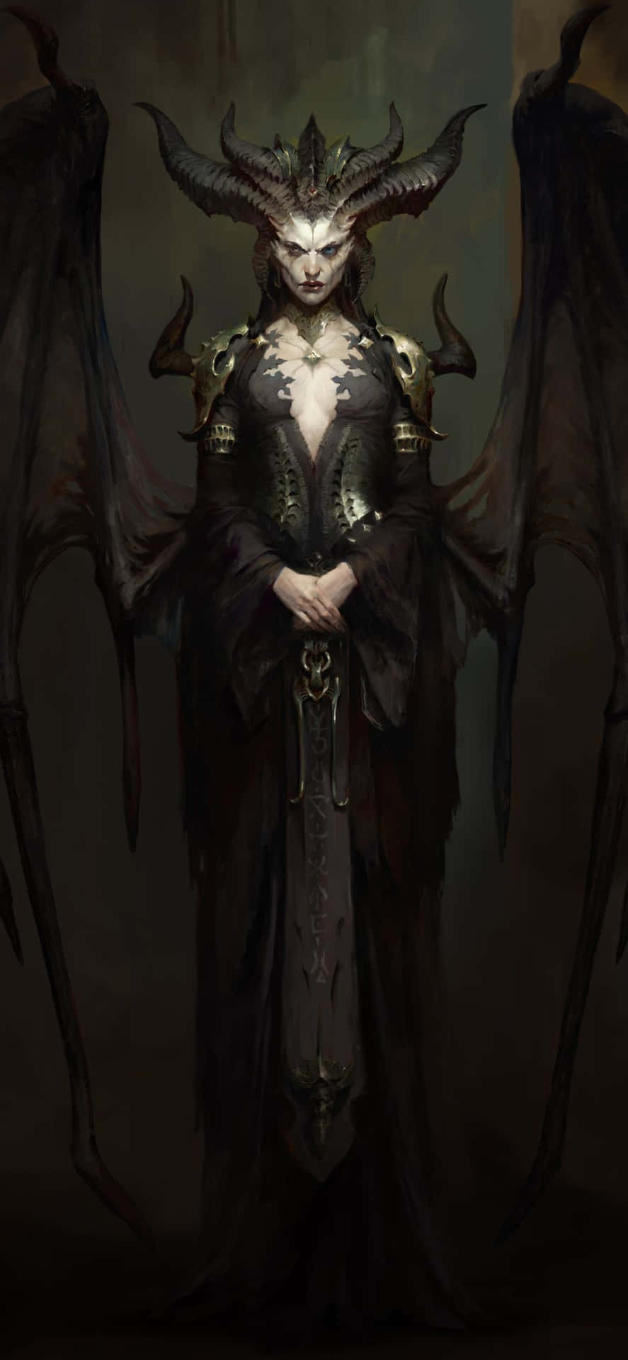 Diablo4 Lilith Character Artwork Wallpaper