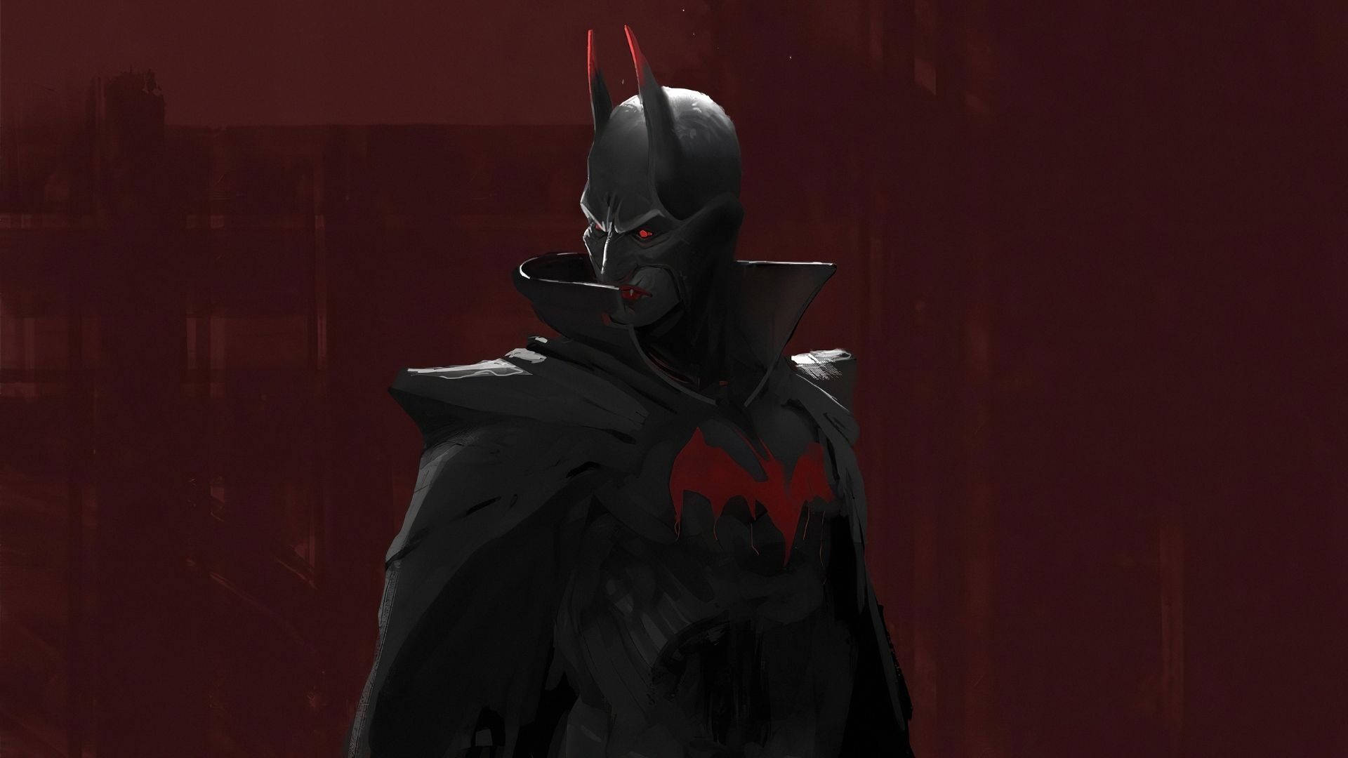 Diabo Louco Batman Papel de Parede