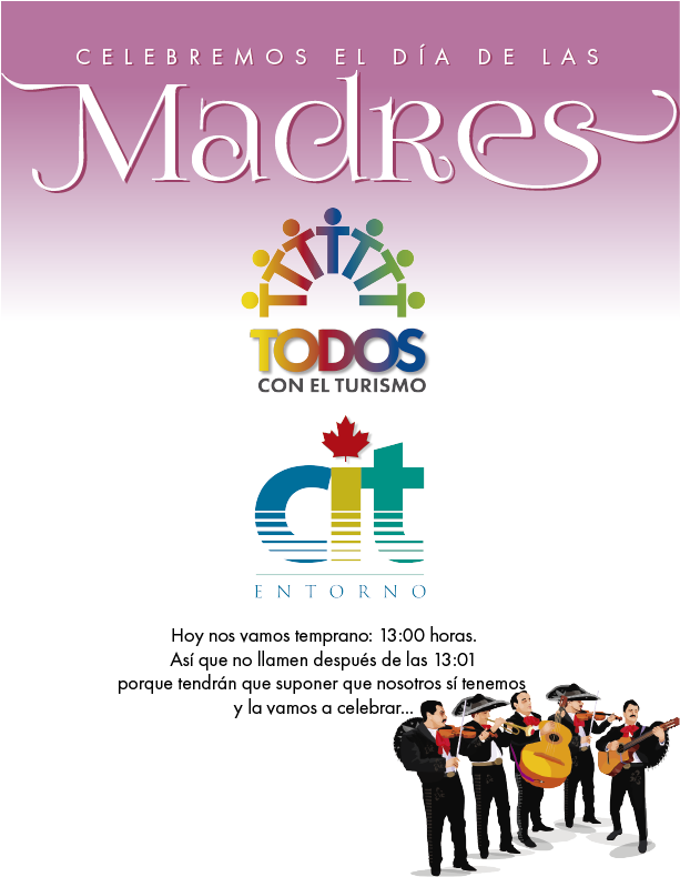 Diadelas Madres Celebration Poster PNG