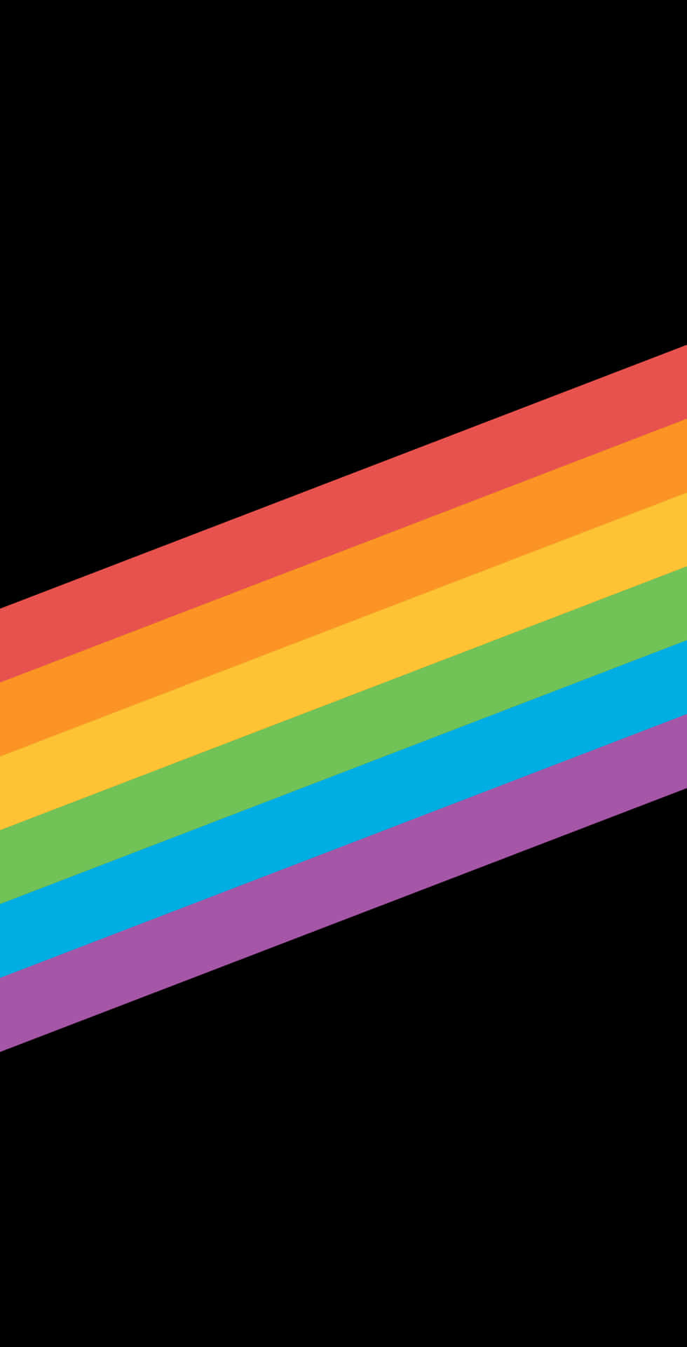 Diagonal Pride Colors Proud Wallpaper