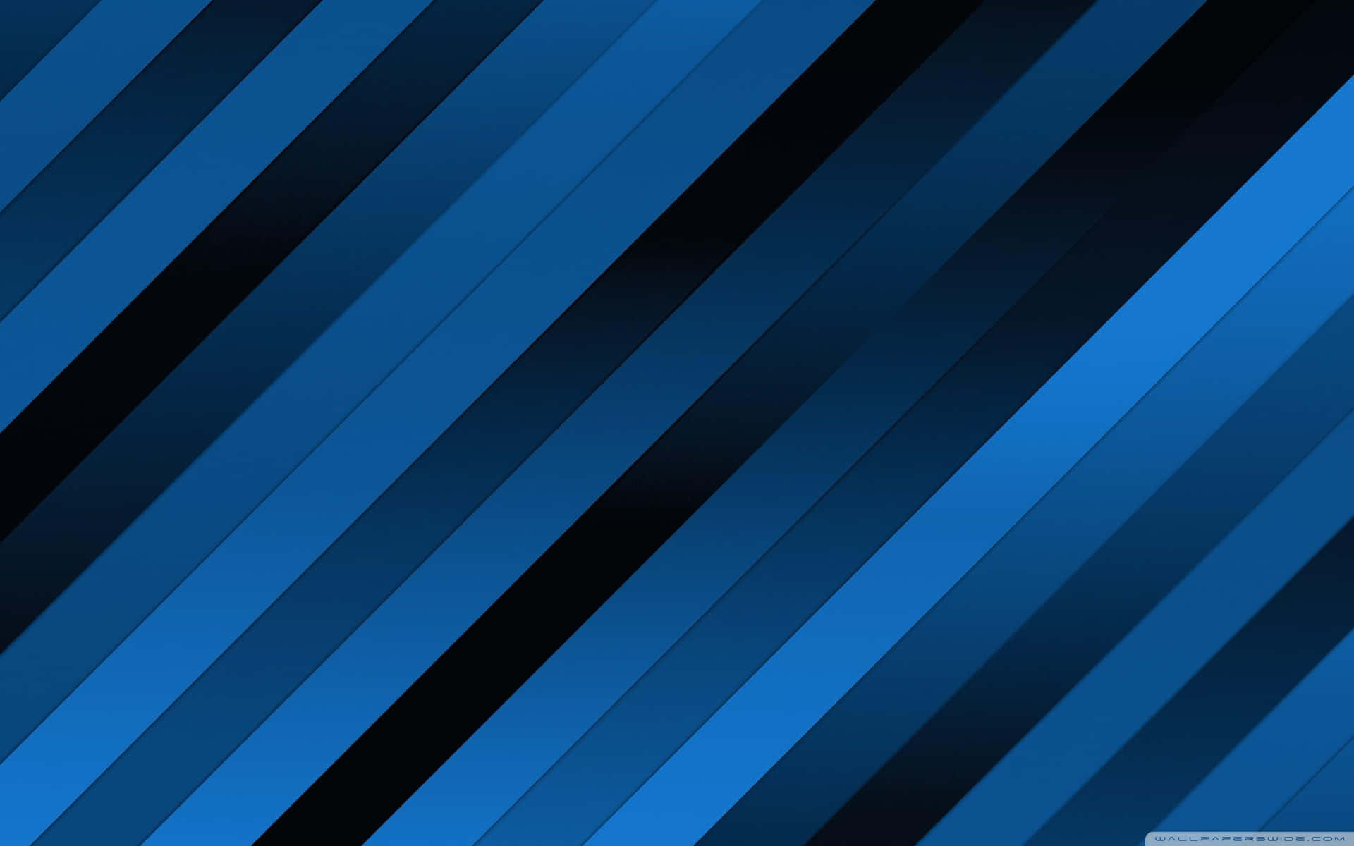 Diagonal Shades Of Blue Wallpaper