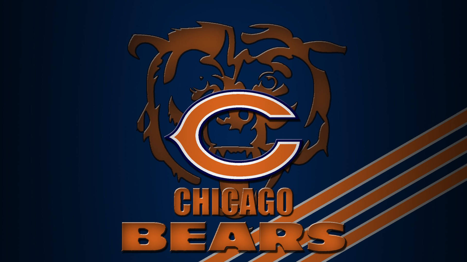 “Rallying Together with the Chicago Bears” Wallpaper