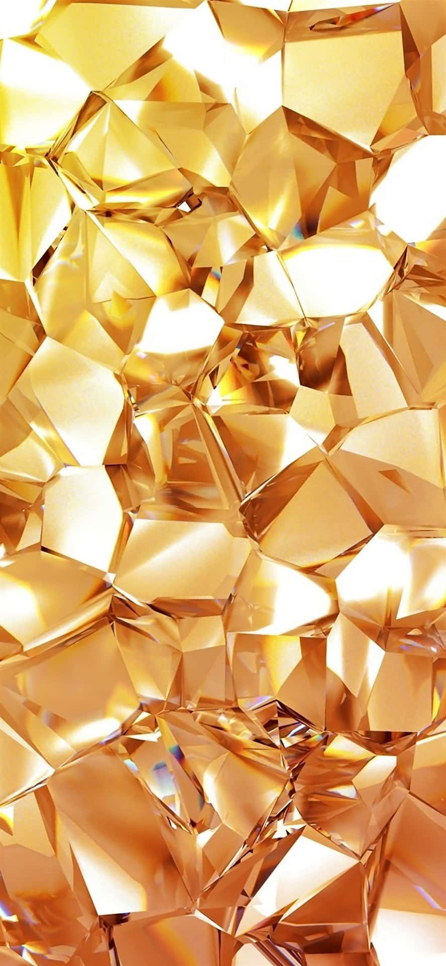 Gold Diamond Aesthetic Wallpaper