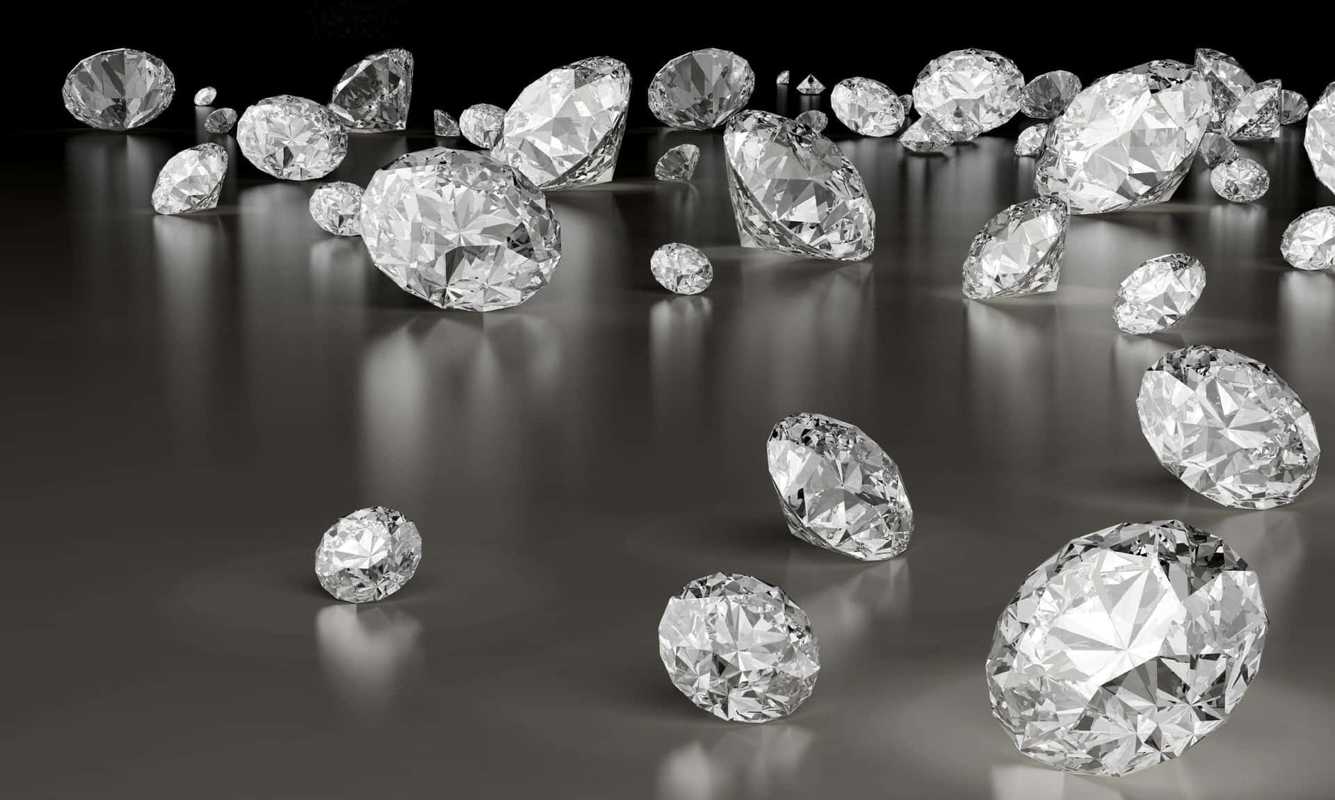 A dazzling view of a diamond glittering in the light