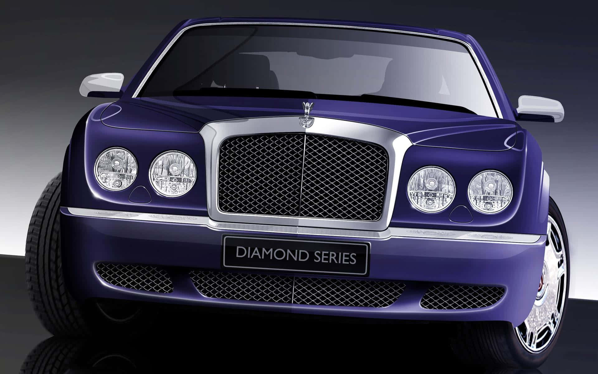 Experience Luxury on the road with Diamond Car Wallpaper