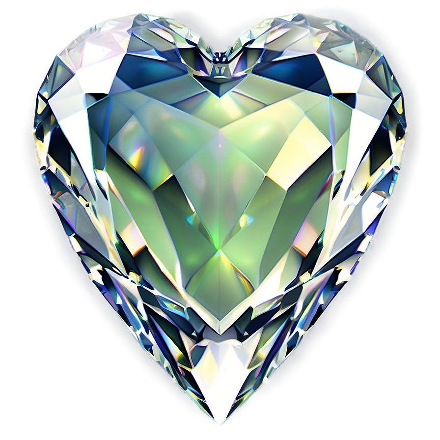 Diamond Hearts Png 05032024 PNG
