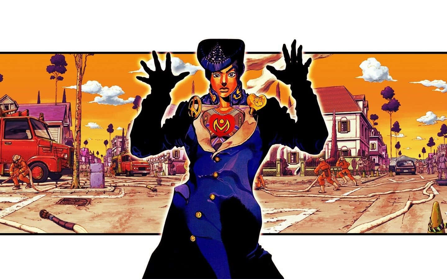 Diamond Is Unbreakable – Stand Users in Action Wallpaper