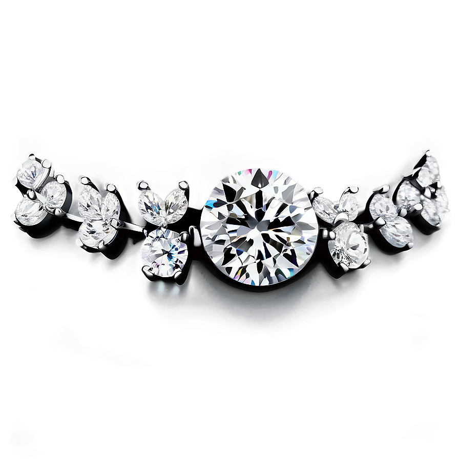 Diamond Necklace Png 06262024 PNG
