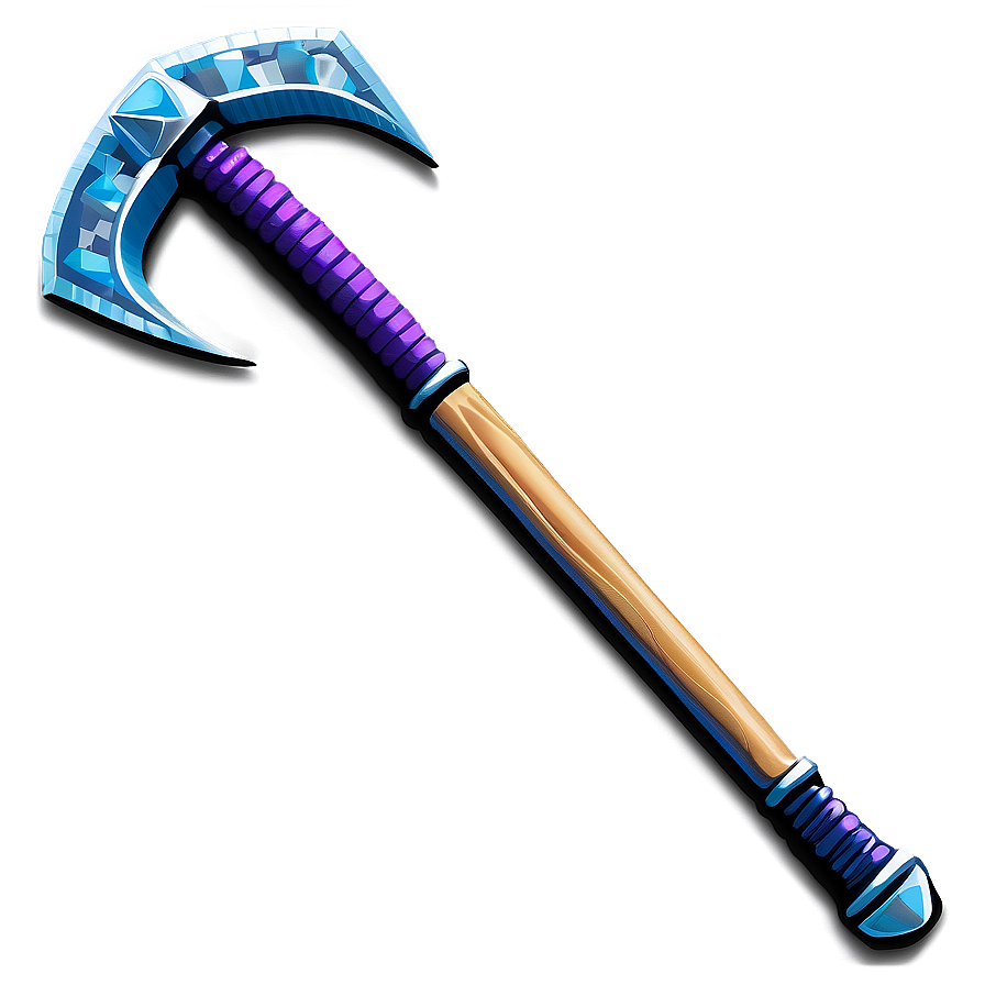 Diamond Pickaxe Game Icon Png 21 PNG