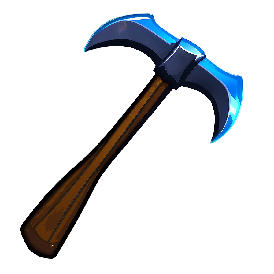 Diamond Pickaxe Game Icon Png Mye92 PNG