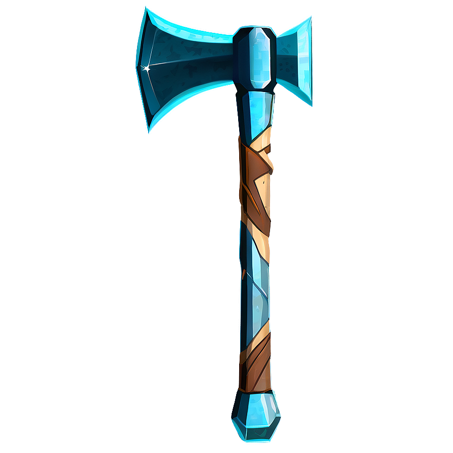 Diamond Pickaxe In Cave Png 92 PNG