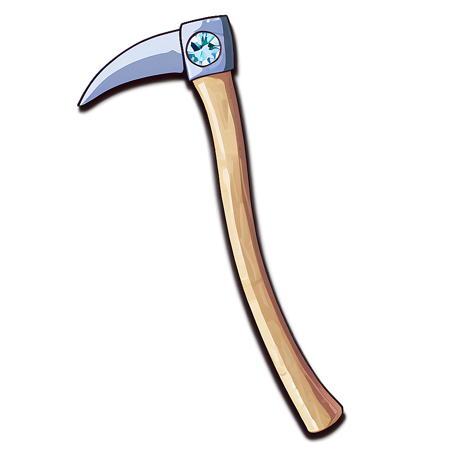Diamond Pickaxe With Engraving Png Yno PNG
