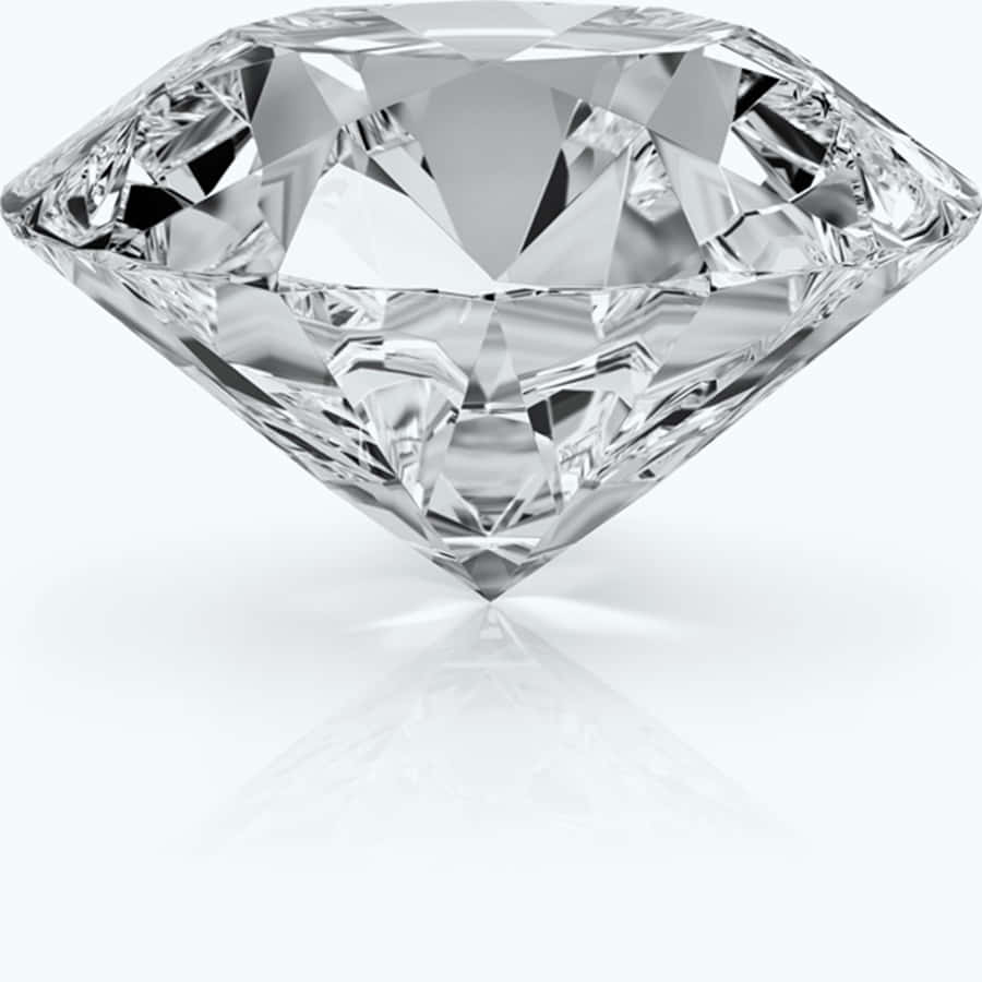 Einverlockender, Fokussierter Diamant, Der Das Licht Auf Faszinierende Weise Reflektiert.