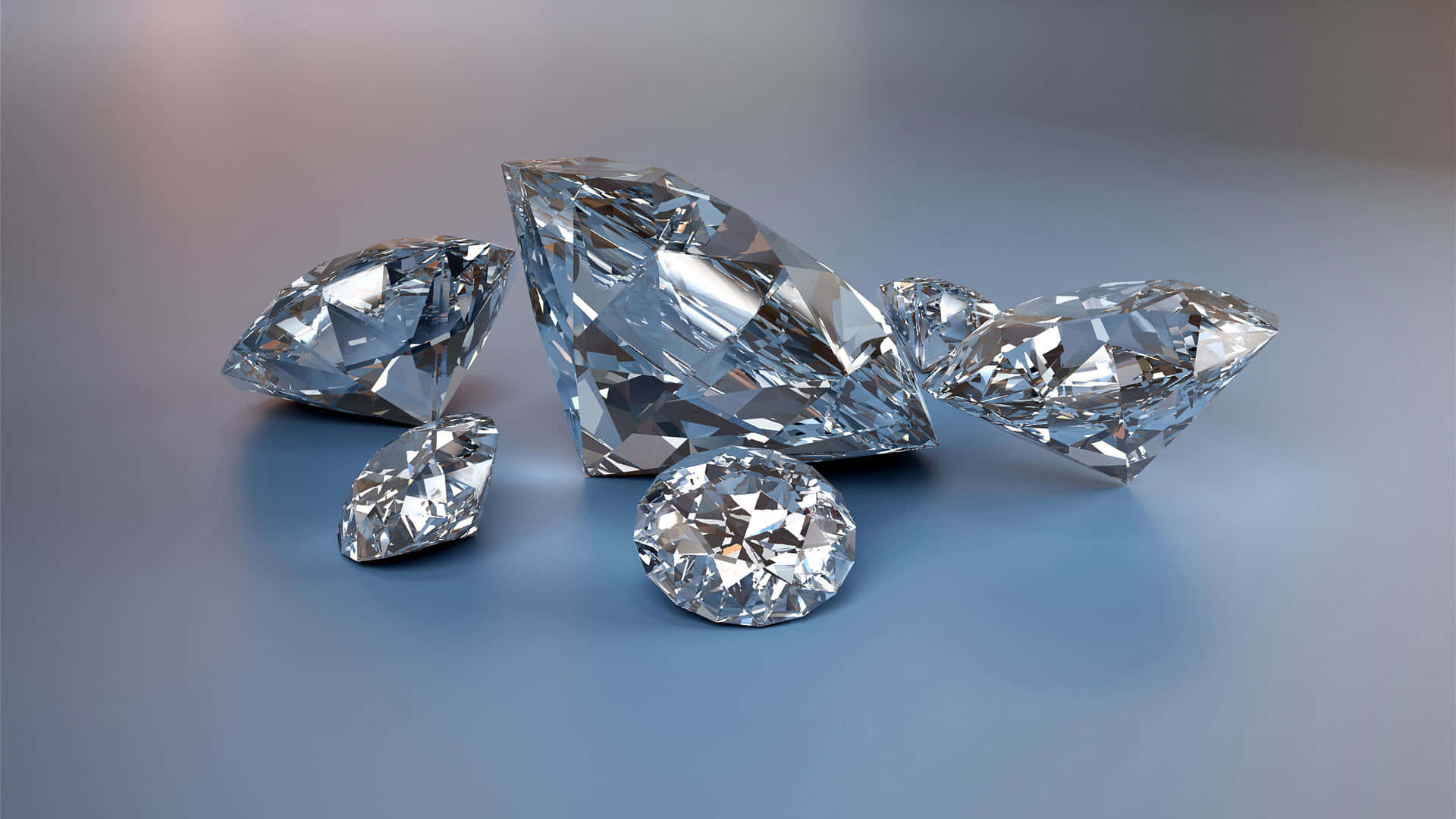 Intensivglänzender Diamant