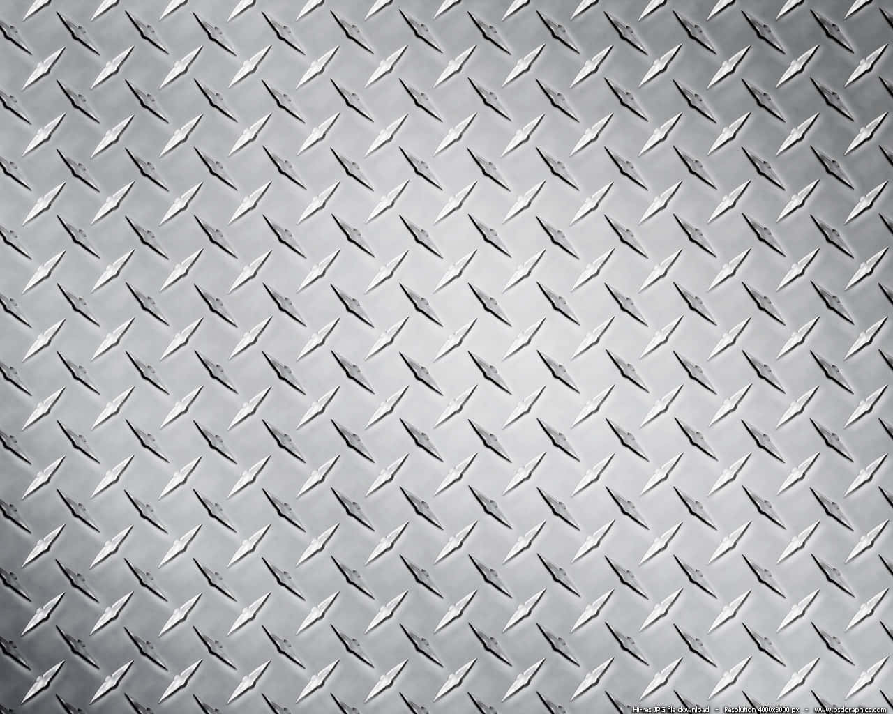 Metallic Diamond Plate Background Wallpaper