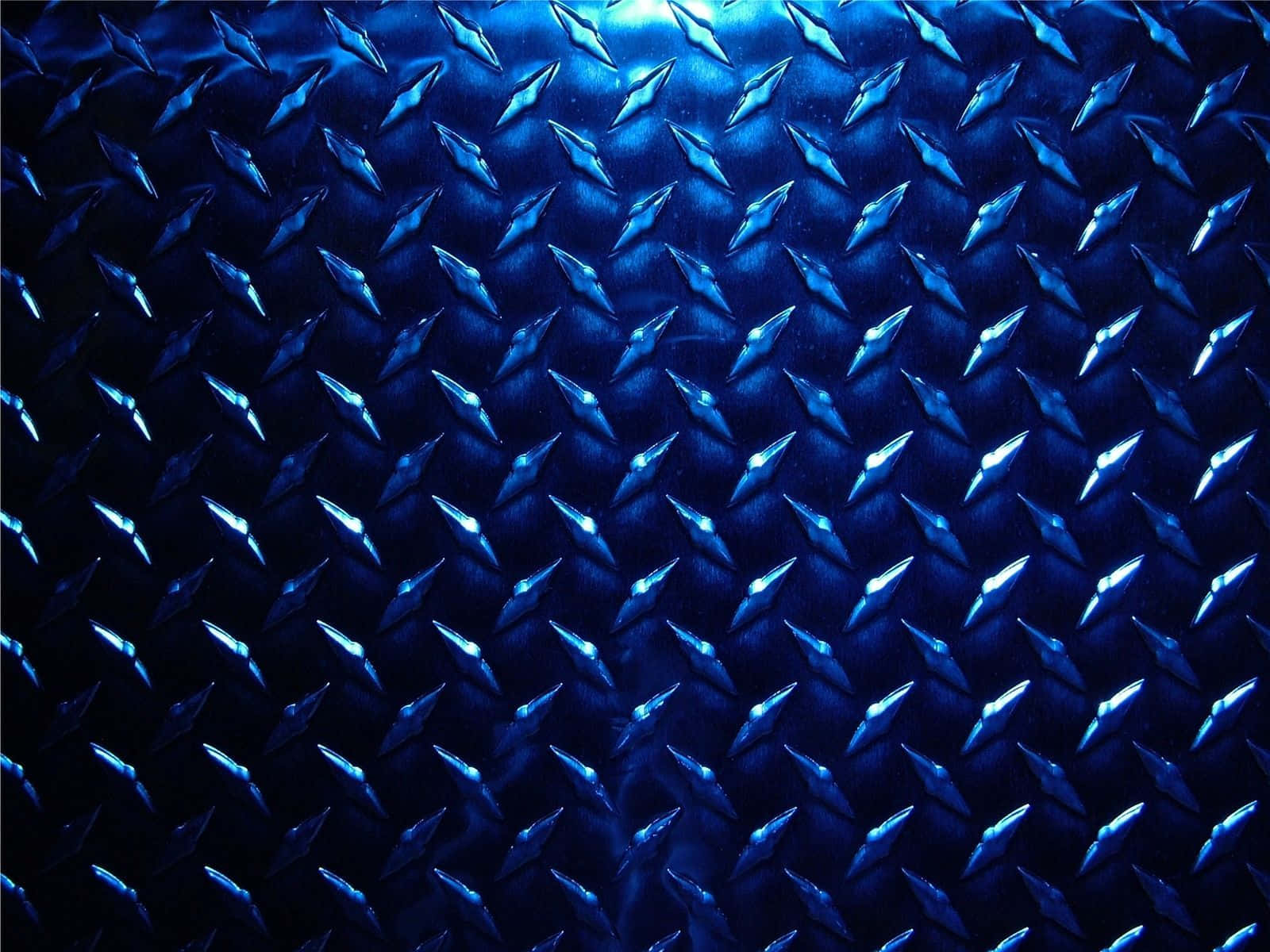Blue Diamond Plate Wallpaper