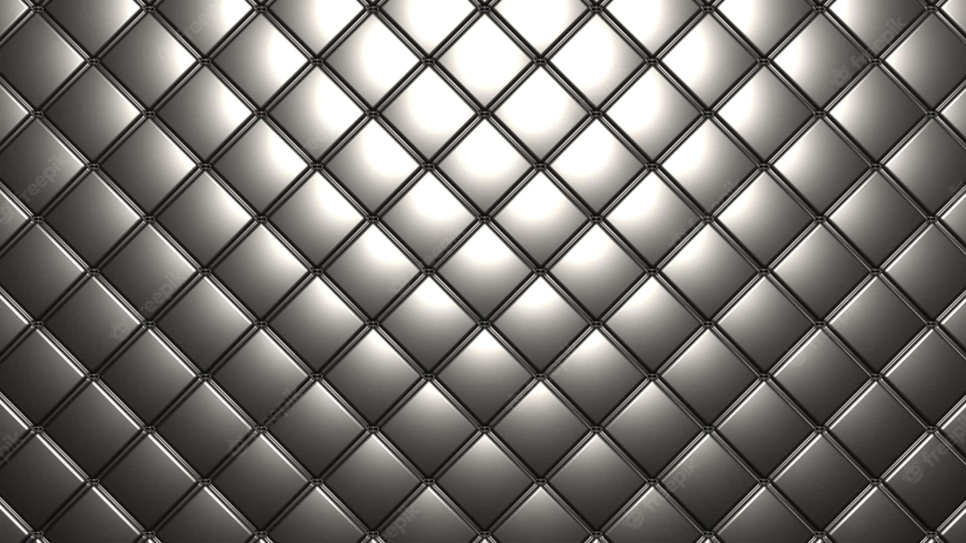 Diamondplate Sort-hvidt Mønster. Wallpaper