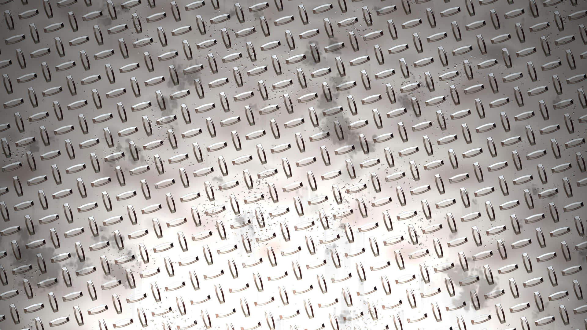 Shiny Diamond Plate Texture as Background