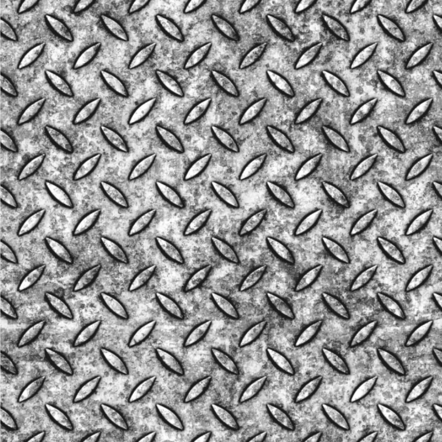 Einschwarz-weiß Bild Einer Diamantplatte Wallpaper