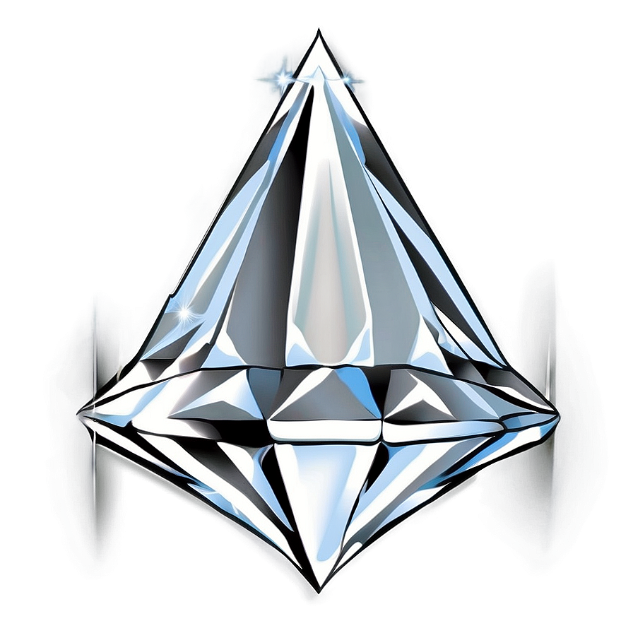 Diamond Radiance Outline Png Sio96 PNG