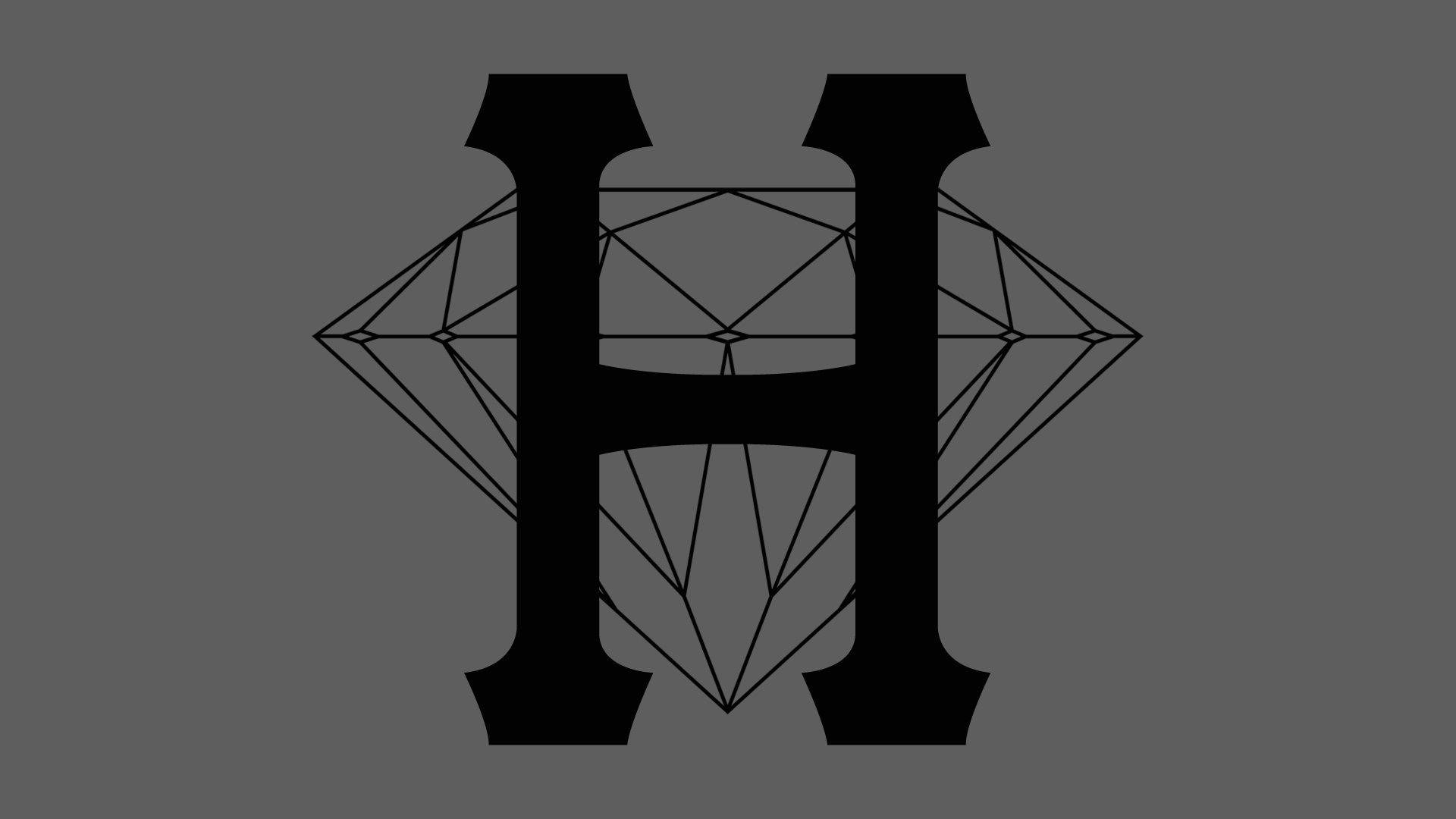 Diamondsupply Co Logotipo De La Letra H Fondo de pantalla