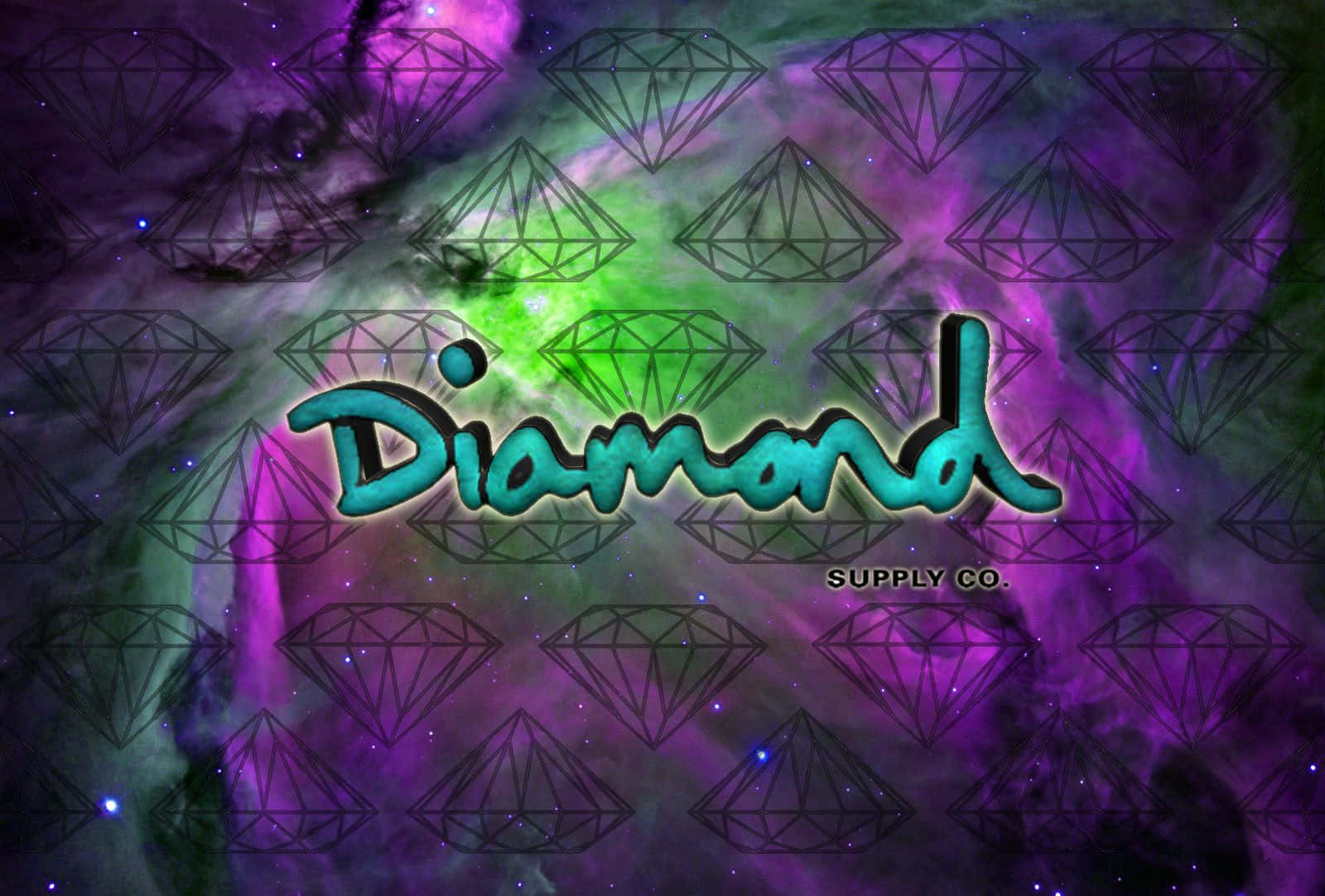 Diamond Supply Co Logo Purple Background Wallpaper