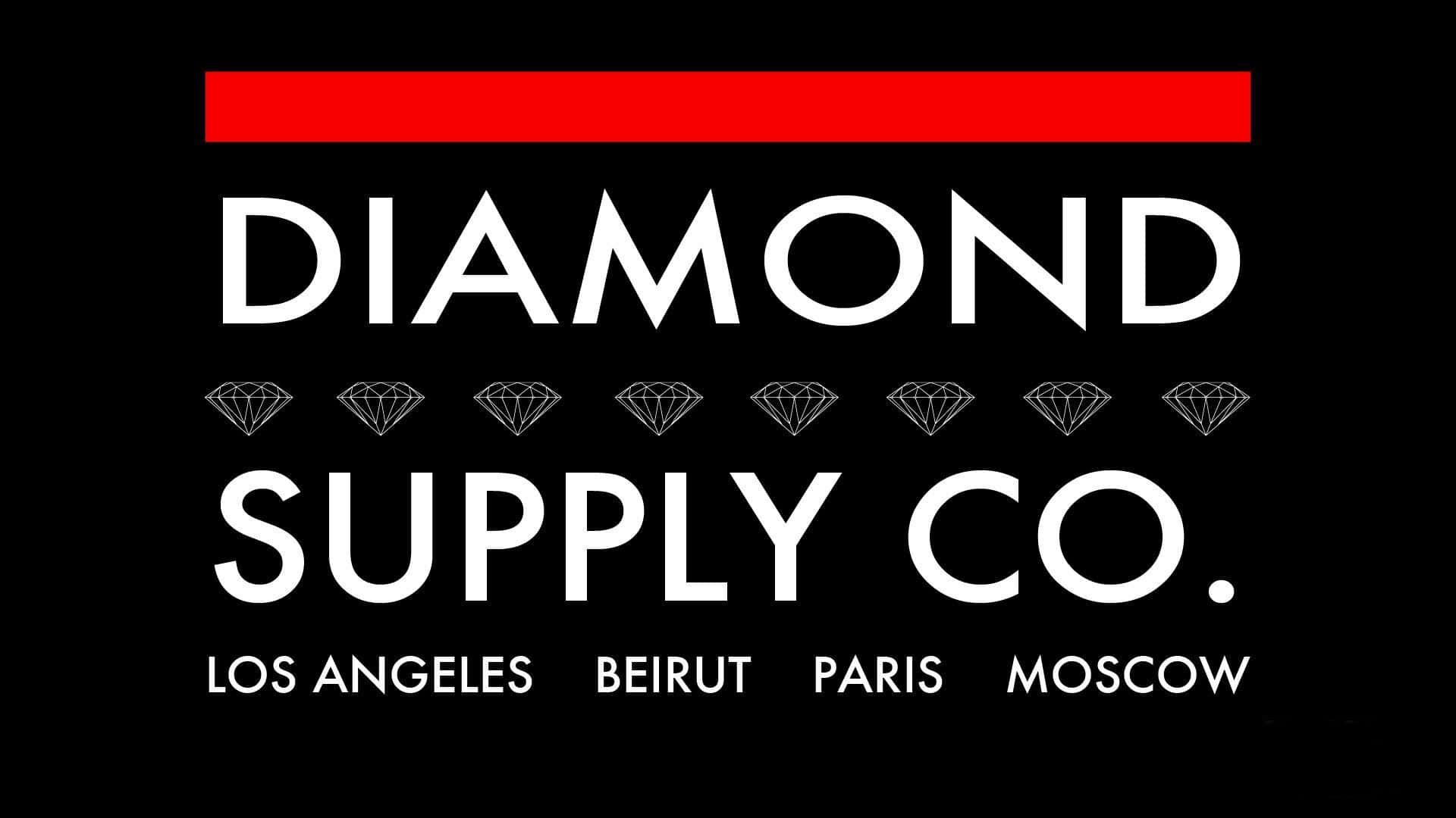 Diamantenleverans Co-logotyp. Wallpaper