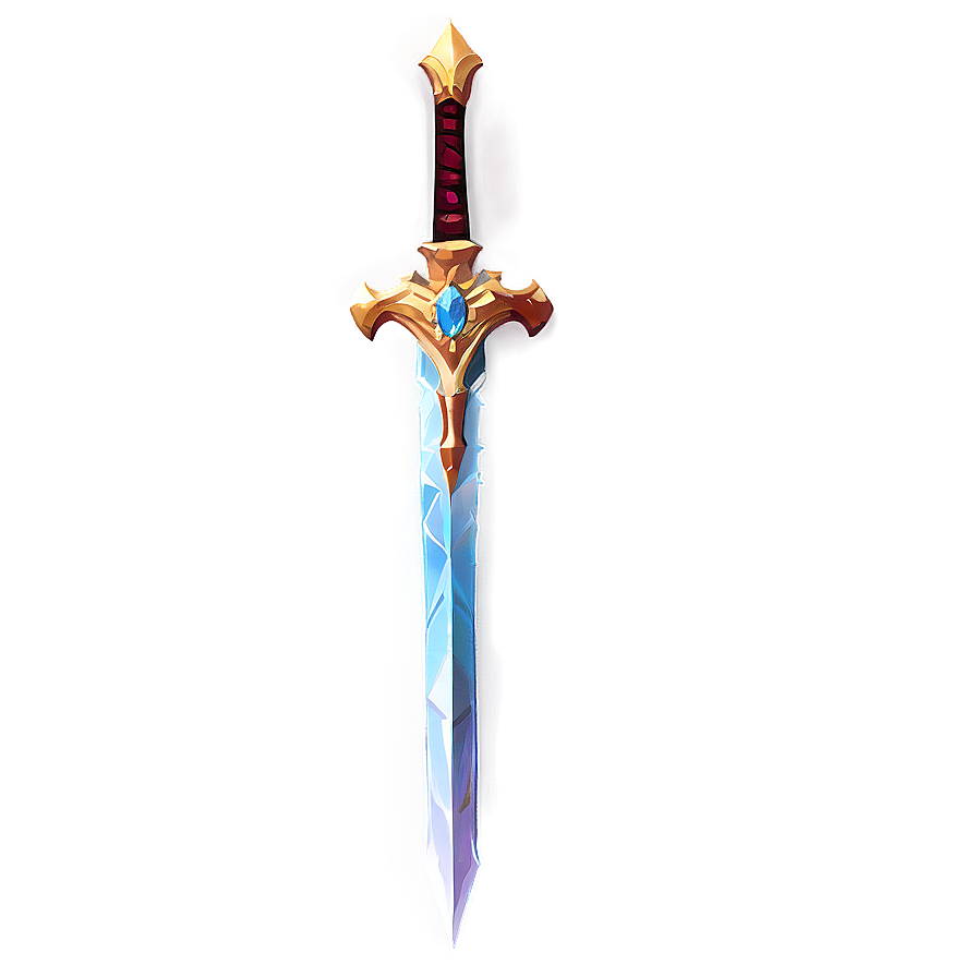 Diamond Sword For Game Design Png 05252024 PNG