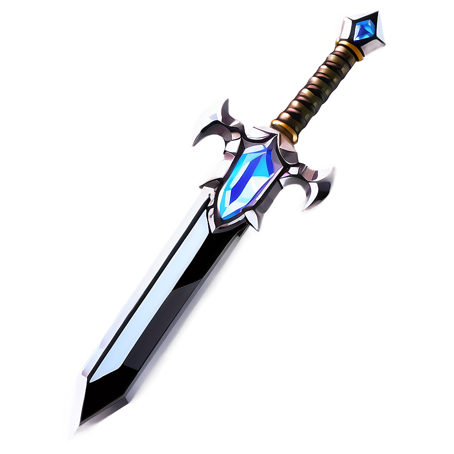 Diamond Sword With Light Reflection Png Lhd22 PNG