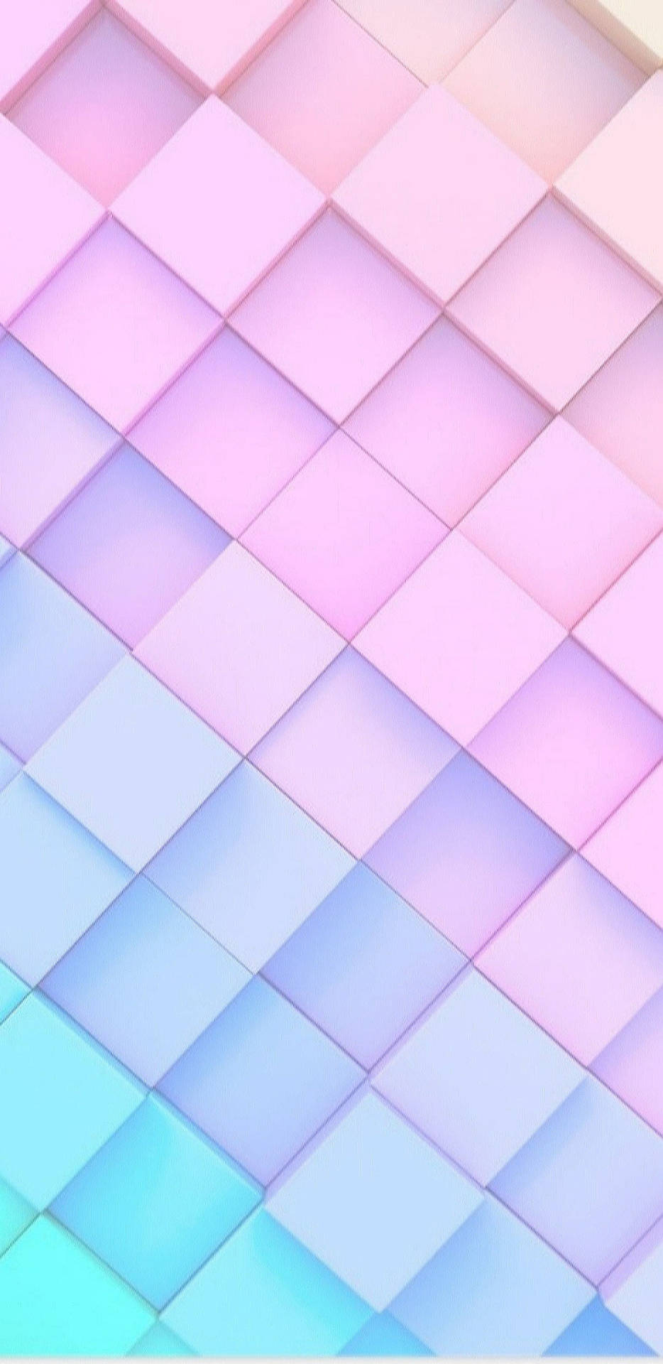 Diamond Weave In Cute Pastel Colors Wallpaper