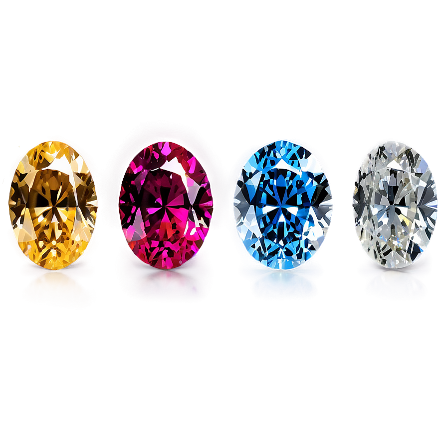Diamond With Halo Glow Png 05032024 PNG