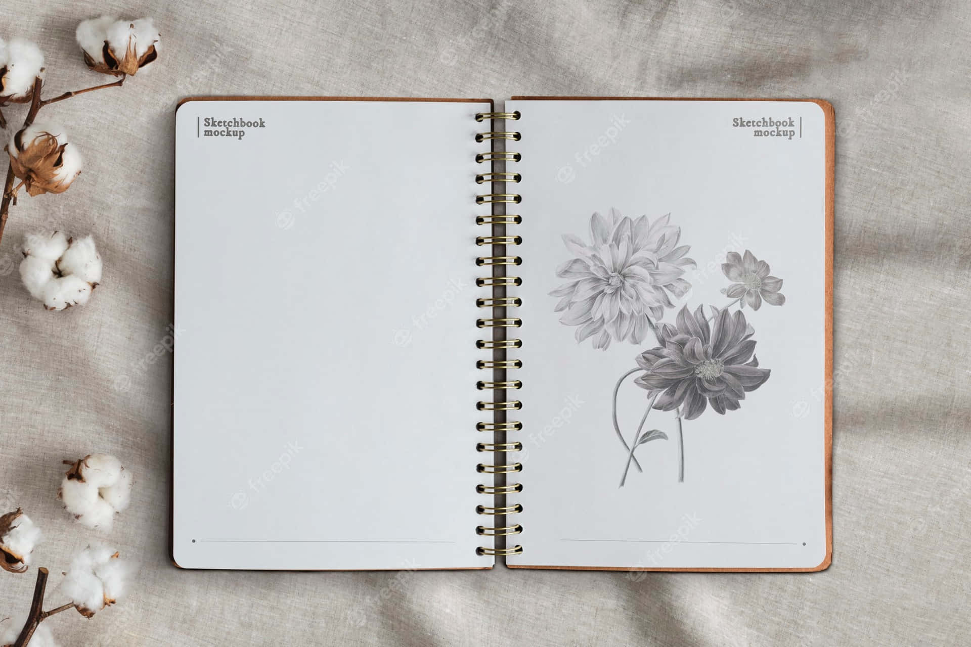 A blank diary, ready to be filled with memories