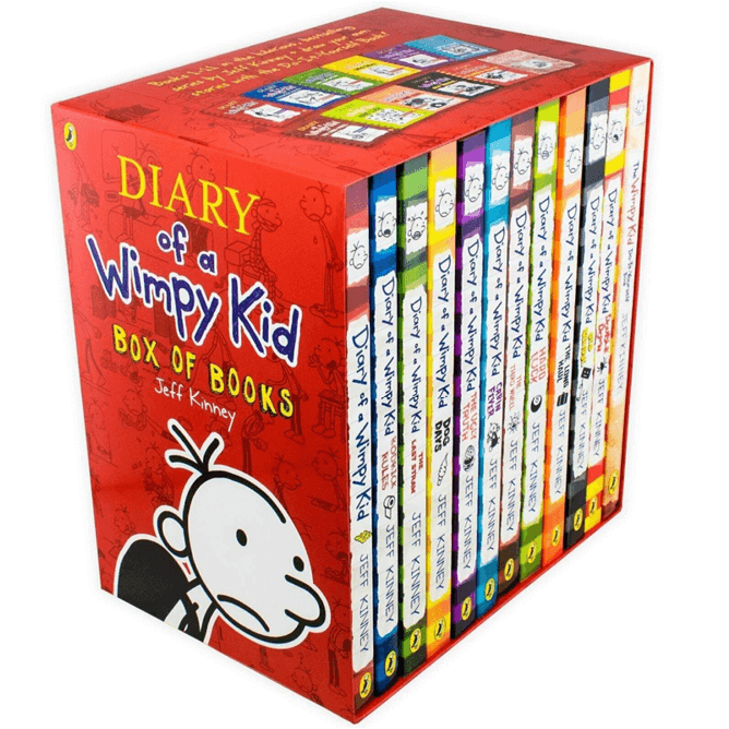 Diaryofa Wimpy Kid Book Collection PNG
