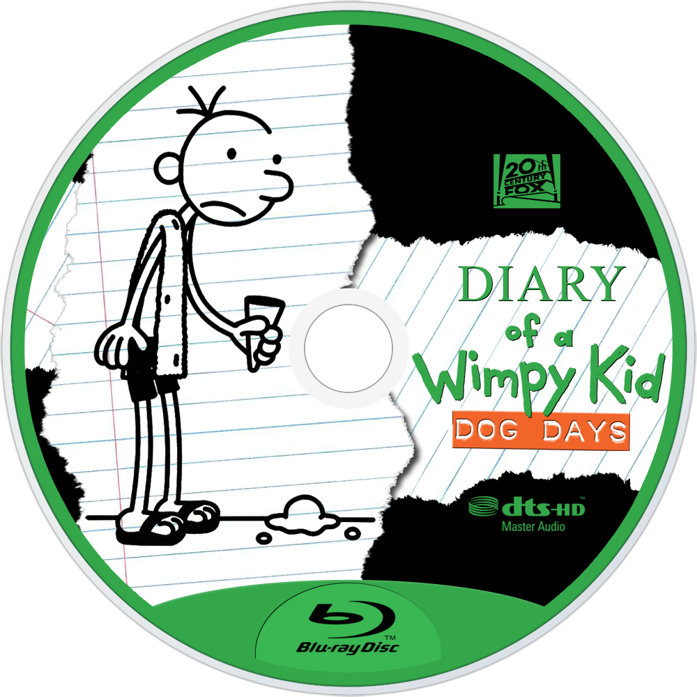 Diaryofa Wimpy Kid Dog Days Bluray Disc PNG