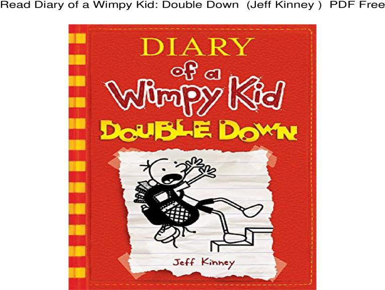Diaryofa Wimpy Kid Double Down Cover PNG