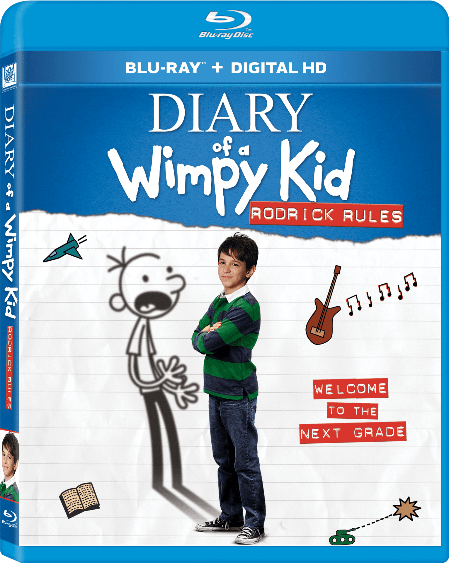 Diaryofa Wimpy Kid Rodrick Rules Blu Ray Cover PNG