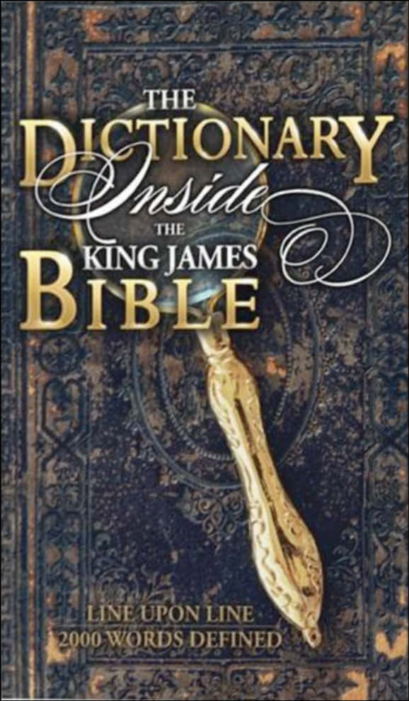 Dictionary Inside King James Bible Cover PNG