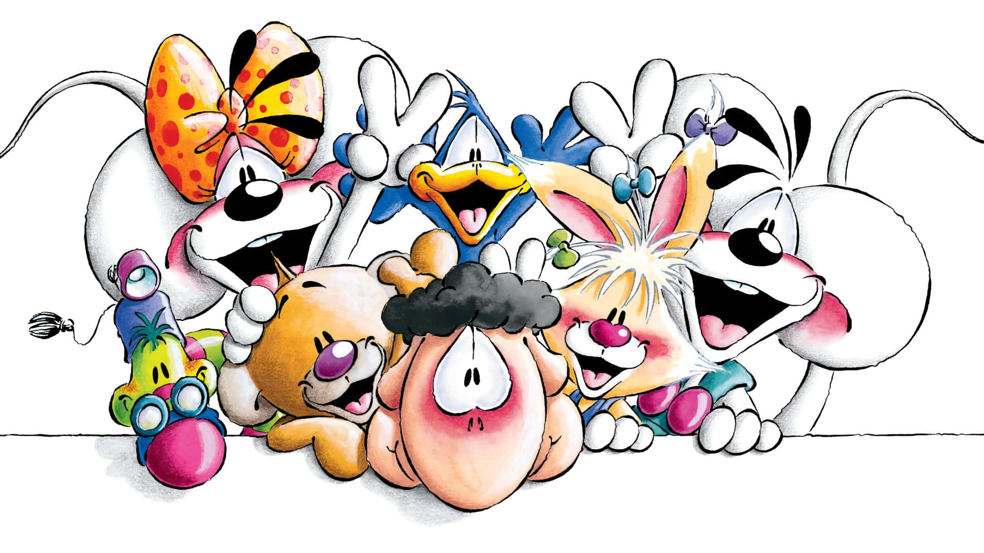 Personajes De Diddl Y Amigos Fondo de pantalla