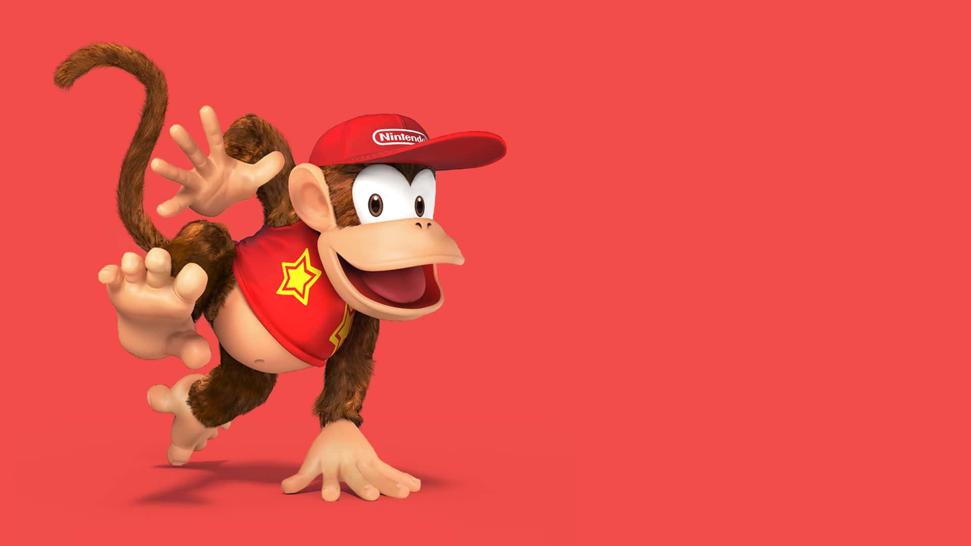 Diddy Kong: The High-Flying Hero Wallpaper